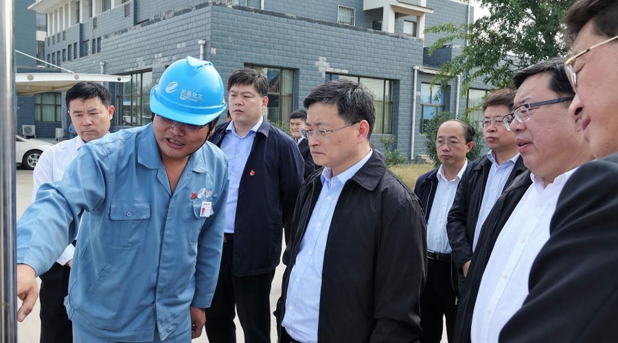 市委副書記、市長于海田來公司調(diào)研重大項目建設(shè)情況